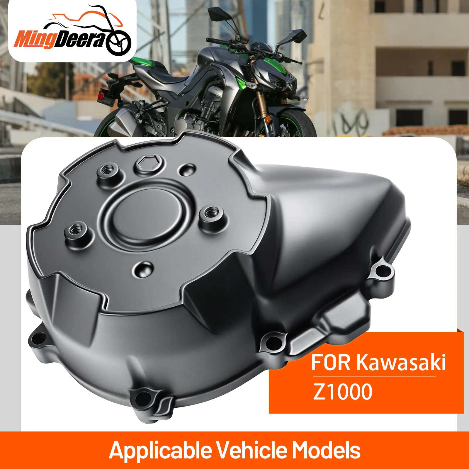 

Прокладка статора двигателя мотоцикла, правая крышка статора для Kawasaki Z1000 2007-2010, защитная крышка-колпачок