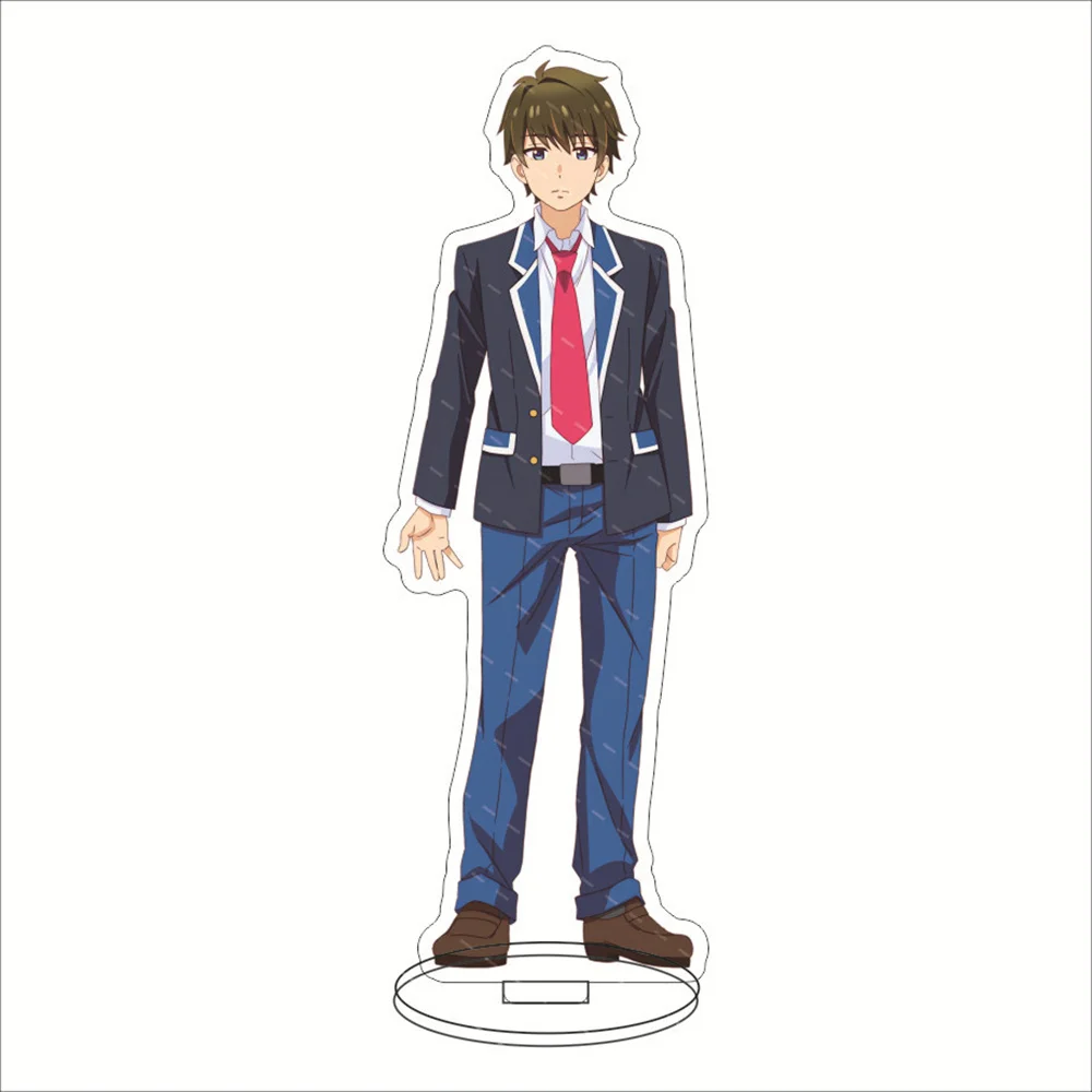 Cute Dreaming Man Is A Realist Acrylic Stand Student Boy Girl Action Model Figures Stand Dormitory Desktop Model Plate Jewelry