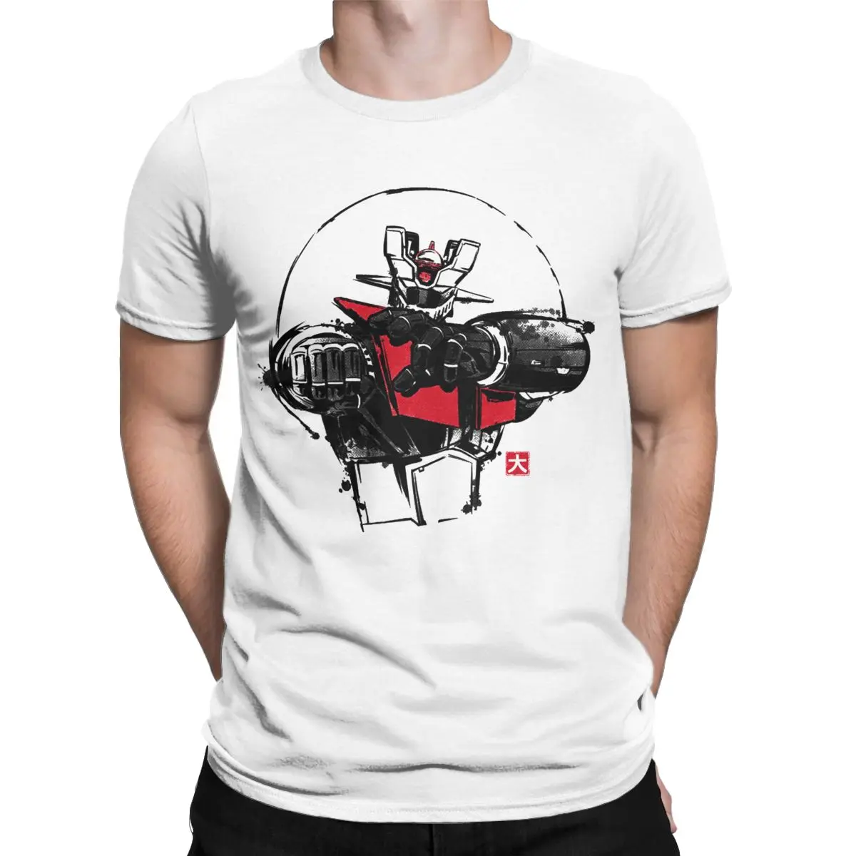 Men Women Ink Mecha Mazinger Z Robot T-Shirts Accessories Novelty Pure Cotton T Shirt Top Tee Clothes New Arrival