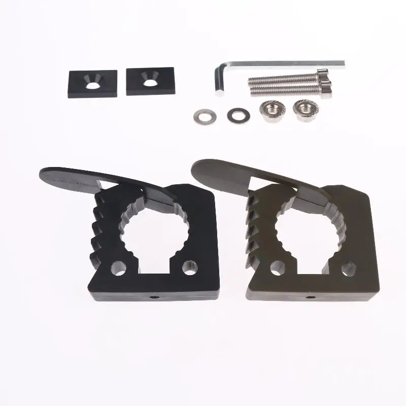 1/2 Sets Rack Overlanding Accessor Quick Release Secure Mount ﻿ Heavy Duty Rubber Quick Fist Clamp Mount Tools Equipment Holder