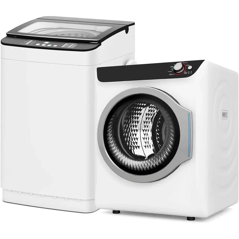 Compact 2.6 Cu.ft Washer & Dryer Combo, Stainless Steel Tub, Ideal for RVs, Dorms