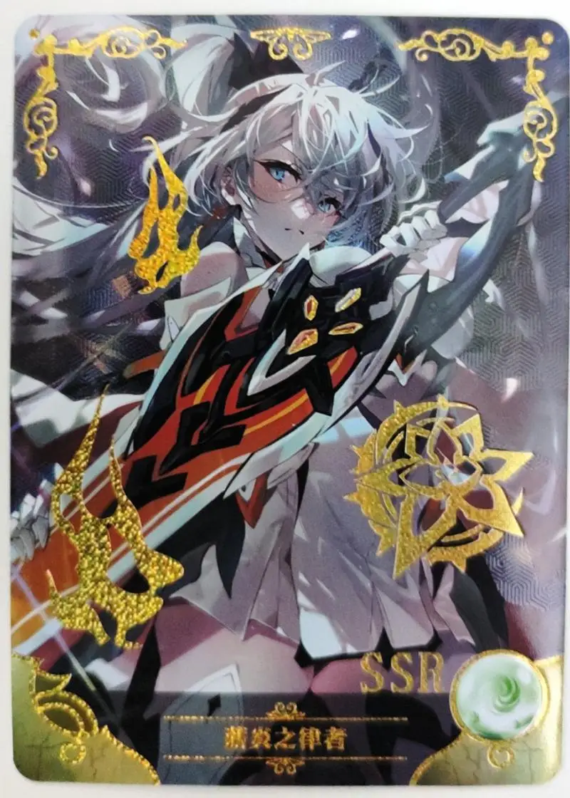 Goddess Story 5M07 Ssr-Series Genshin Impact Anime Characters Power Elysia Collection Card Cartoon Toys Birthday Gift