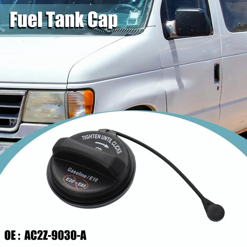 Car Fuel Tank Cap Gas Cap Lid Assy AC2Z-9030-A For Ford E-350 E-450 F53 F59 2009-2019 AC2Z9030A Fuel Filler Cap