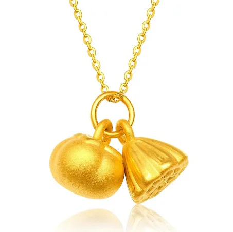 24k pure gold pendants 999 real gold charms gold accessories gold jewelry parts 3d hard gold charms