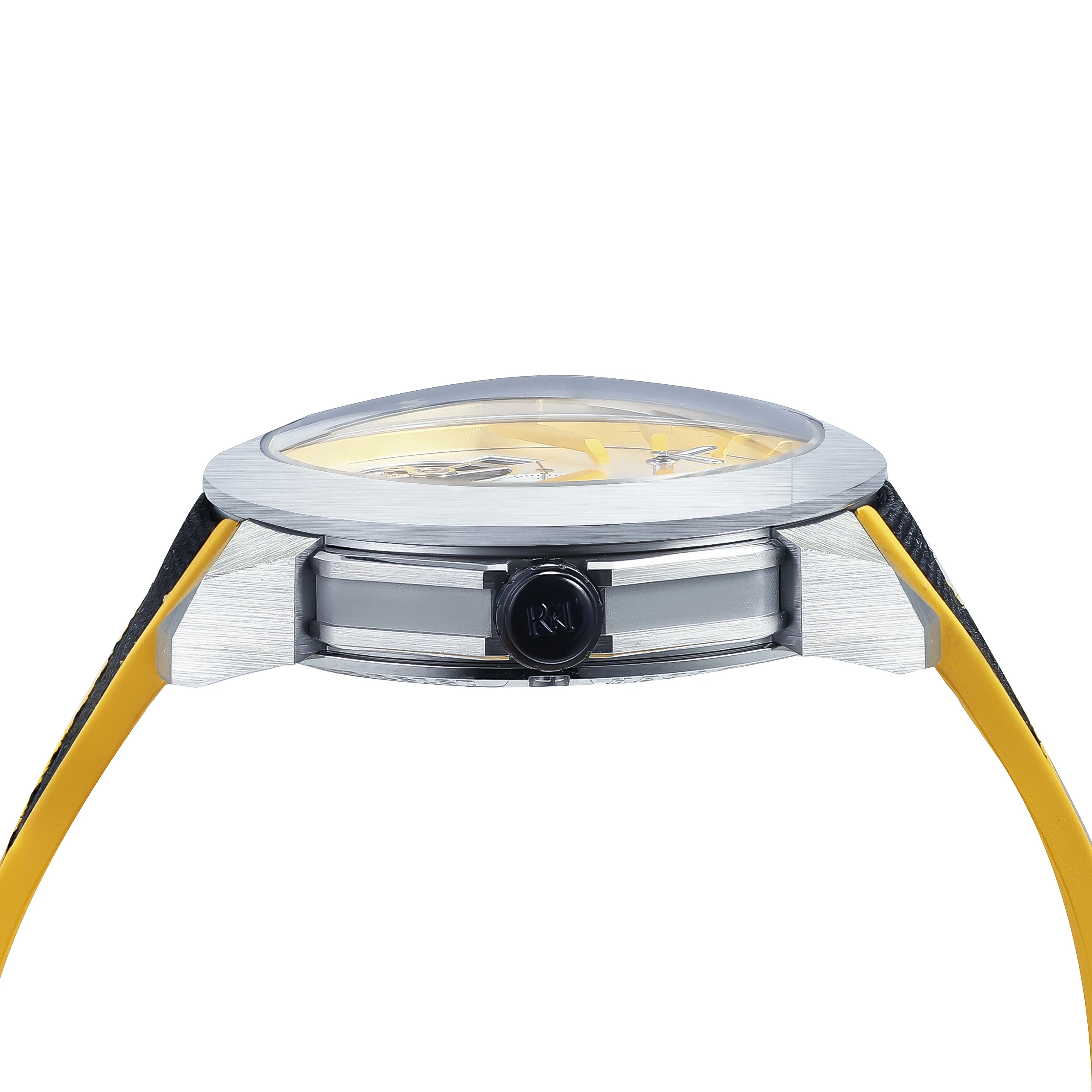 ENITON Mechanical Watches FKM Rubber Band Stainless Steel 316L JLHS33 Movement Automatic Watch Tourbillon Skeleton Fashion Watch