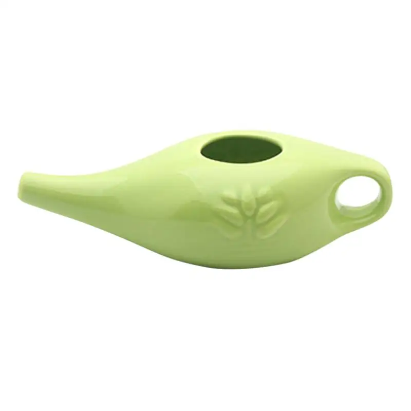 250ml Ceramic Neti Pot Nasal Wash System Cleaner Nose Washing Kit For Sinus Rhinitis Allergy Nose Yoga Detox Rinse