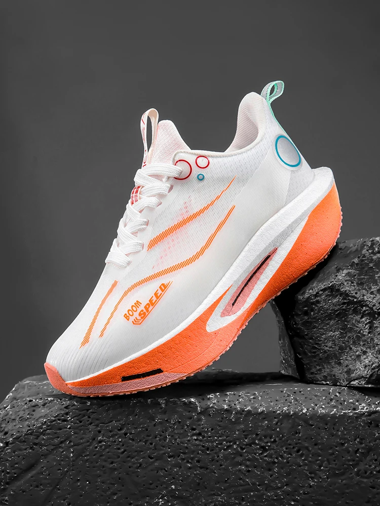 Herren-Laufschuhe mit Carbonplatte Professionelle Laufschuhe Atmungsaktiv Rutschfest Dämpfend Damen-Freizeitlaufschuhe Sportschuhe – Detail 3