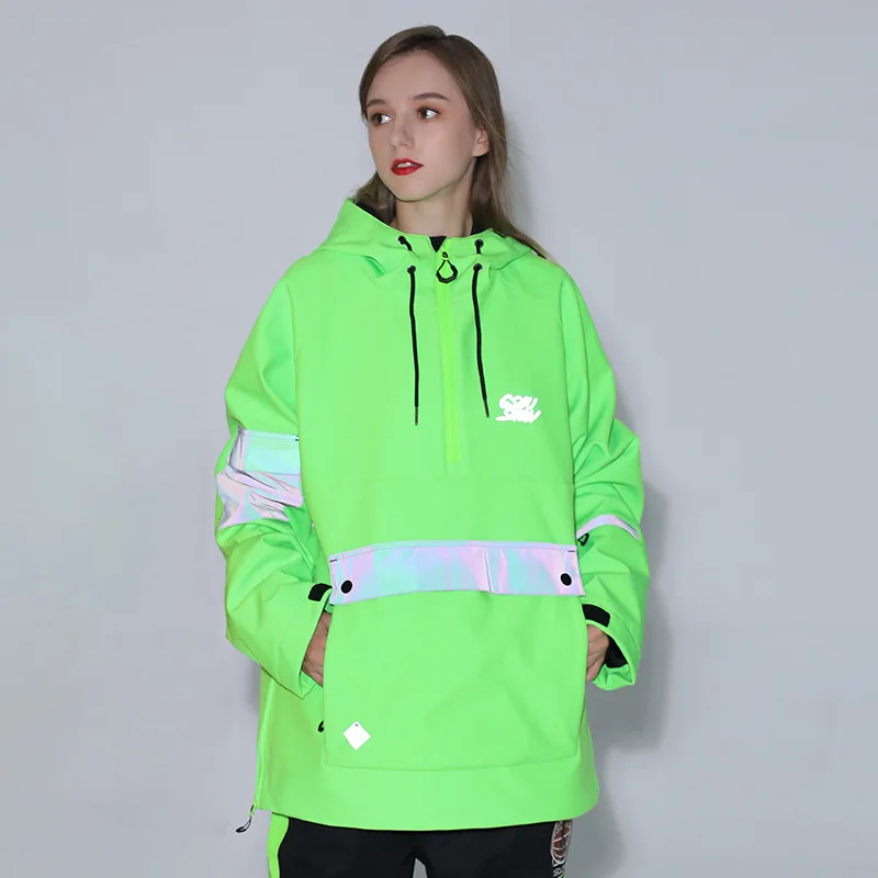 

Ski Suit Luminous Coat Women's and Men's Winter Outdoor Windproof and Warm Thickened Snowboarding Jacket Snow Clothes Unisex