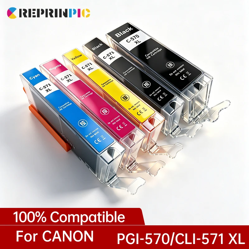 PGI-570 XL CLI 571 PGI 570 XL Ink Cartridge Compatible For Canon Pixma MG5750 MG5751 MG5752 MG5753 MG6850 TS5050 TS5051 TS5052