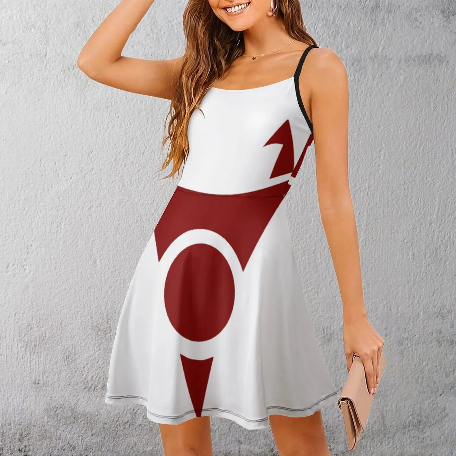 

Invader Zim Irken Symbol Stand Tall And C Женское платье на бретельках Лидер продаж Сексуальное женское платье Юмор Графические коктейли Платье