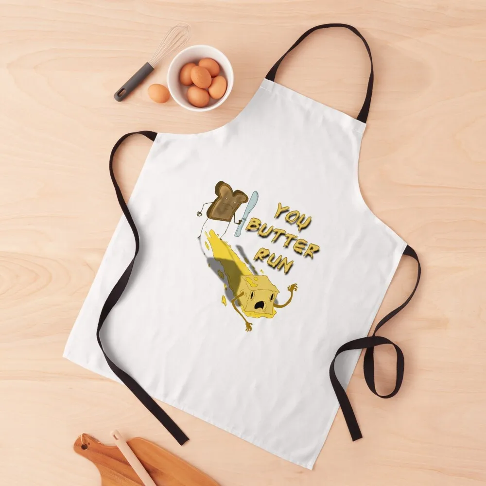 

You Butter Run Apron Goods For Home And Kitchen Customizable Waterproof women For Women Kitchen Apron