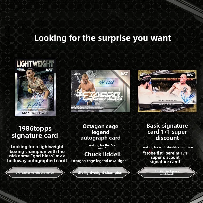 Topps Chrome Official UFC MMA Trading Cards Zhang Weili Auto Exclusive Refractor Rookie RC Collectible Cards for UFC MMA Fans - view 2
