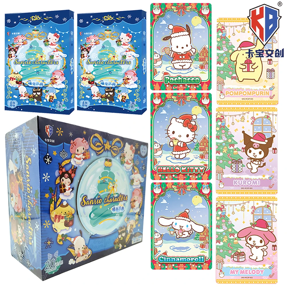 

Original Kabao Sanrio Collection Card Cute Cartoon Character Snow Night Theme High Quality Card Exquisite Christmas Family Gift
