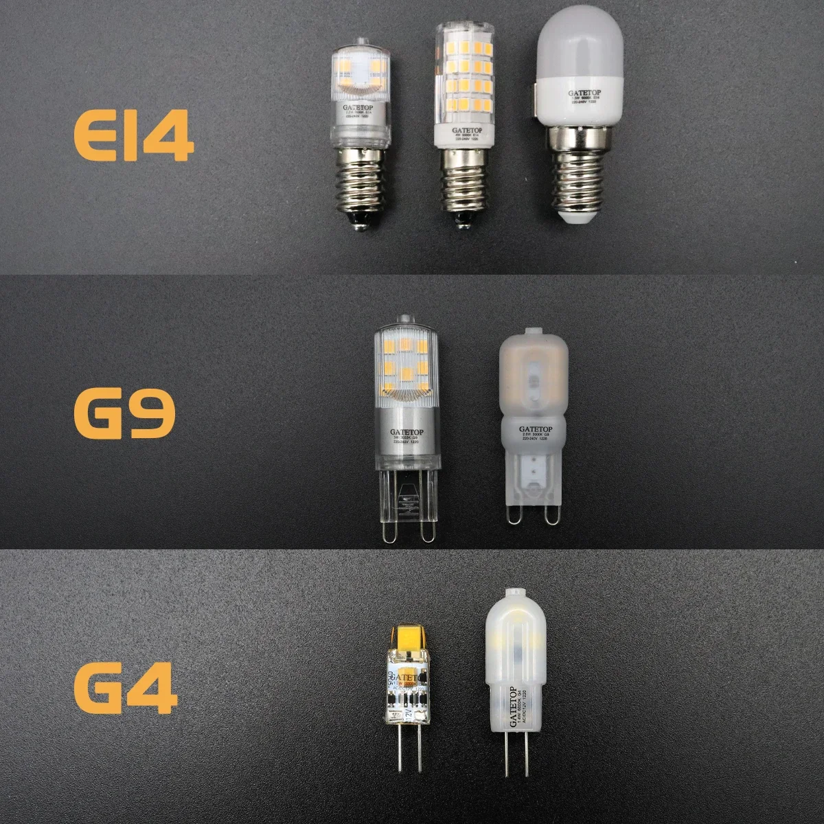 LED 미니 크리스탈 램프 냉장고 램프, 따뜻한 백색 조명, 샹들리에 가전 제품에 적합, G4, G9, AC/DC 12V, AC220V