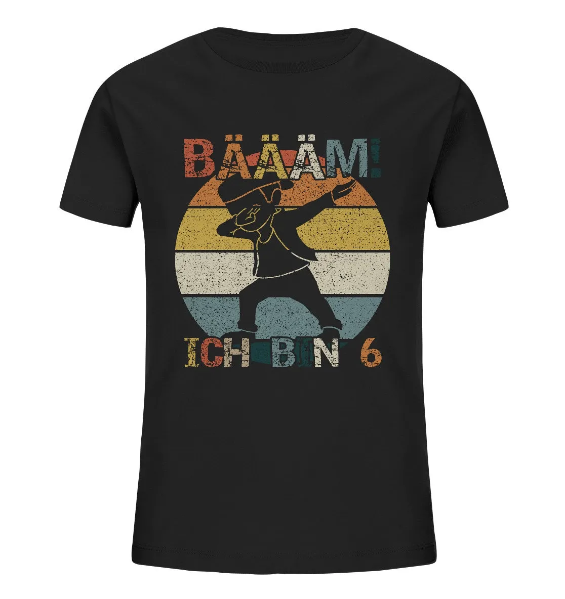 T Shirt Bääm Ich Bin 6 Birthday Dabbing Boys Years S Children'S Organic