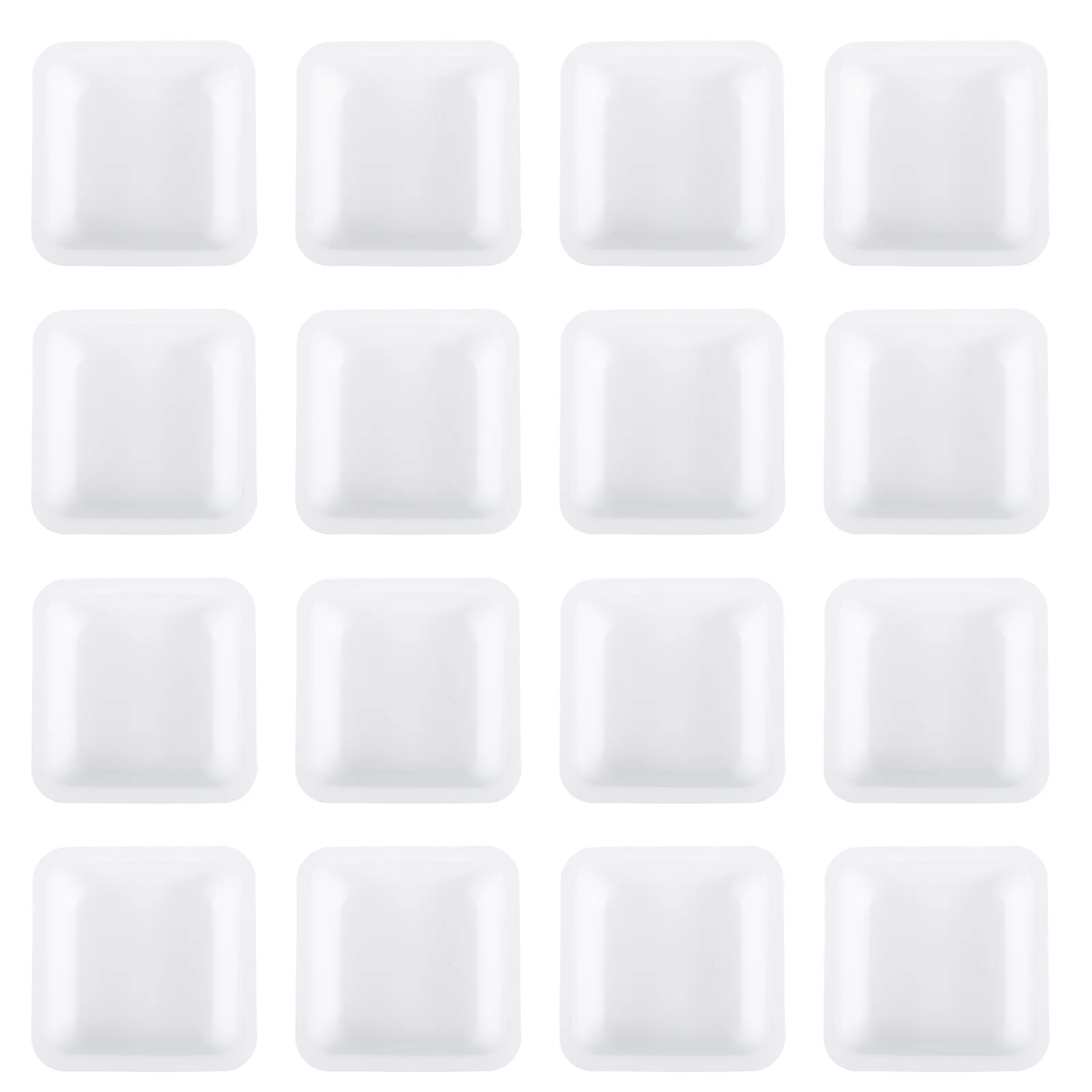 50 Pcs Weighing Pan Anti-Static Tray Laboratory Supplies Dish Boat Plastic Plate Square