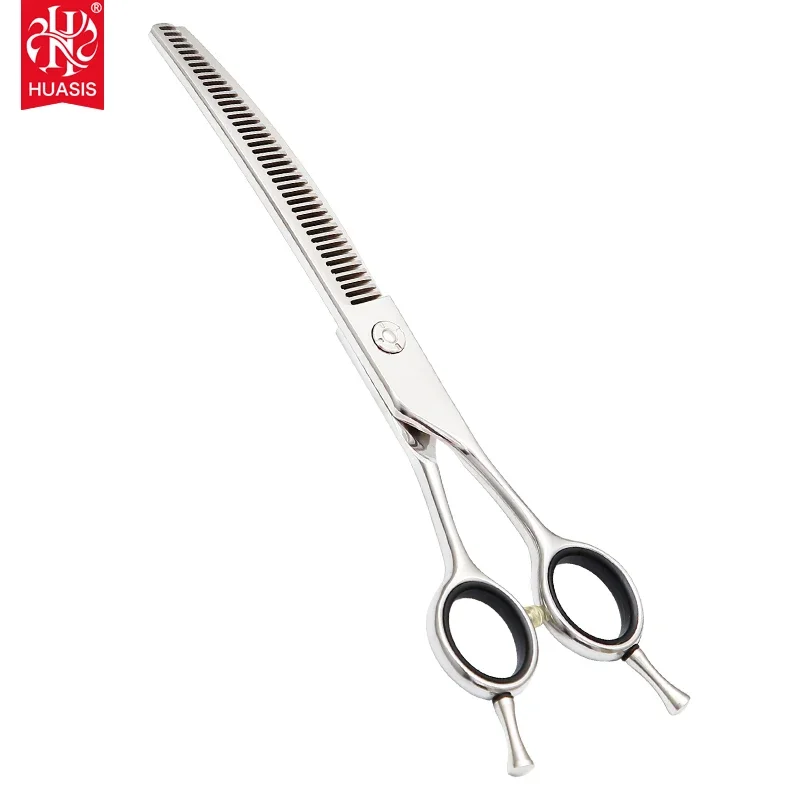 

AR-VQ04 7inch Downward Curved Dog Grooming Scissors Thinning Texturizing Shears Professional Trimming Shearing for Do