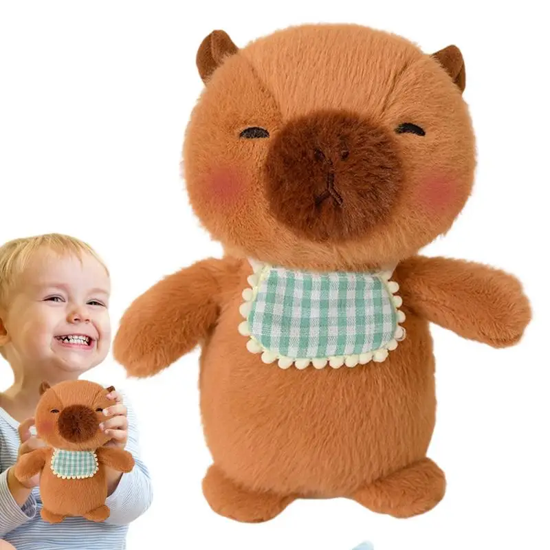 

Stuffed Capybara 7.8 Inches Capybara Doll Clapping Collectible With Sound Dancing Plush Dolls For Home Living Room Bedroom Sofa