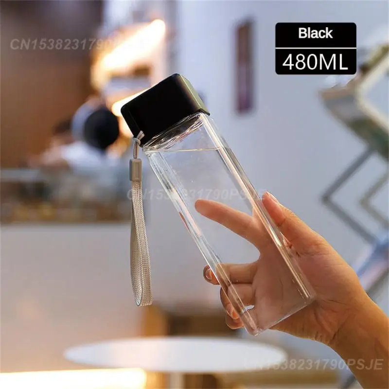 Leak-proof Cup Modern 480ml Unique Square Cup Kitchen Bar Supplies Best Selling Square Cup Fashionable Outdoor Pc Cup Leak-proof