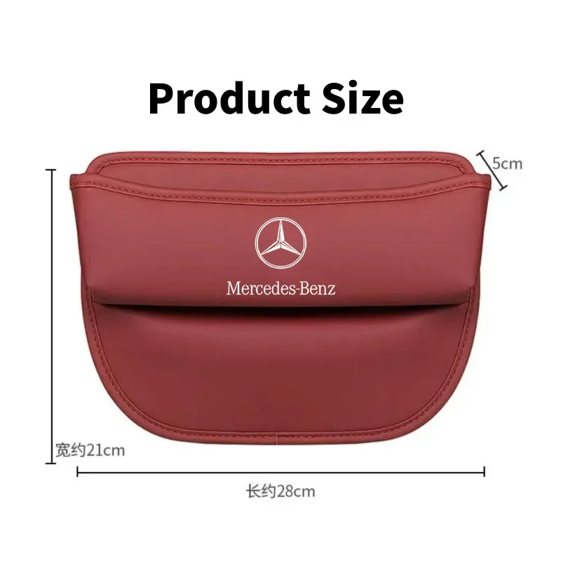 

Leather Car Slot Storage Box Multi-function Seat Middle Gap Crevice Storage Box for Mercedes Benz W204 W220 C180 C200 E260 E300L
