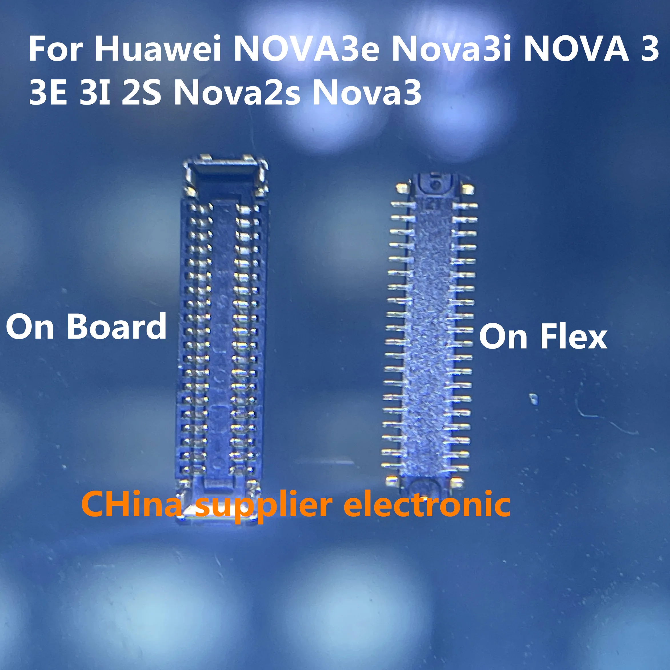 40Pin Usb Charging FPC Connector On Flex For Huawei NOVA3e Nova3i NOVA 3 3E 3I 2S Nova2s Nova3 Charger Dock On Motherboard