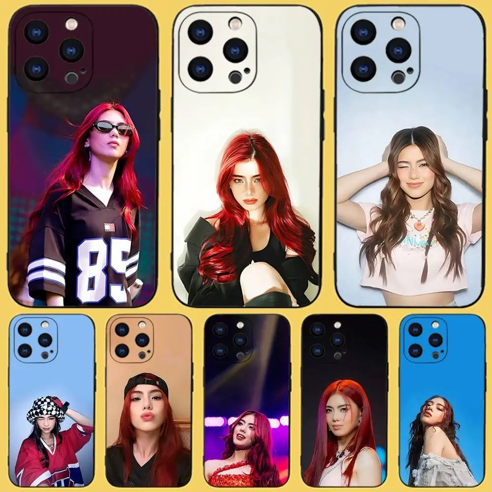 

M-Mikha Lagi Singer Phone Case For iPhone 17,16,15,14,13,12,11,Pro,Max,Plus,X,XS,SE4,E,Mini,Soft Black Case