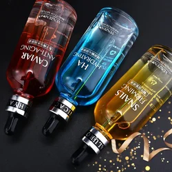 100ml Hyaluronic Acid Face Serum Moisturizing Shrink Pores Remove Fine Lines Anti-Wrinkle Snail Whiten Caviar Anti-aging Serum