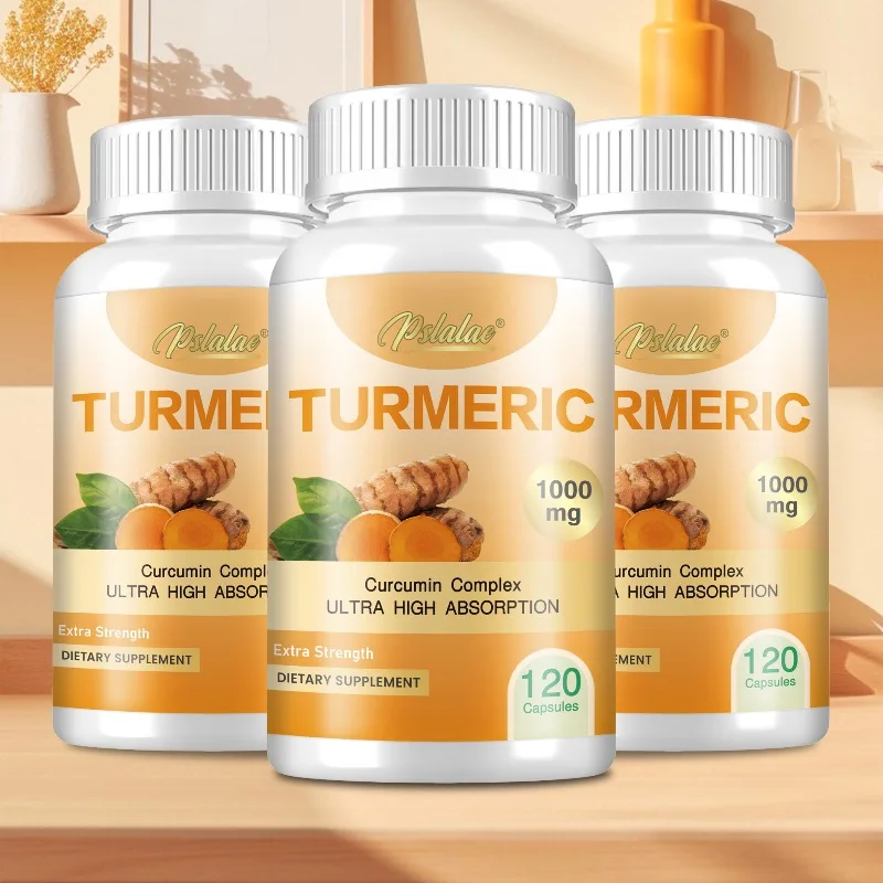 

Turmeric Curcumin Supplement - for Cardiovascular & Brain Health, Antioxidant & Gut Health, Anti-inflammatory & Joint Health