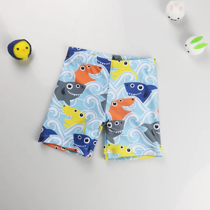 2023 Summer Children Beach Shorts Boys Cartoon Pattern Swimsuit Board Shorts 1-9Years Kids Bathing Suit Swimwear Swimming Trunks