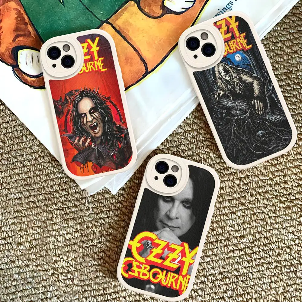 Singer O-Ozzy O-Osbourne-S Phone Case For iPhone 16 15 14 13 12 11 Pro Max Plus Leather Shockproof Cover