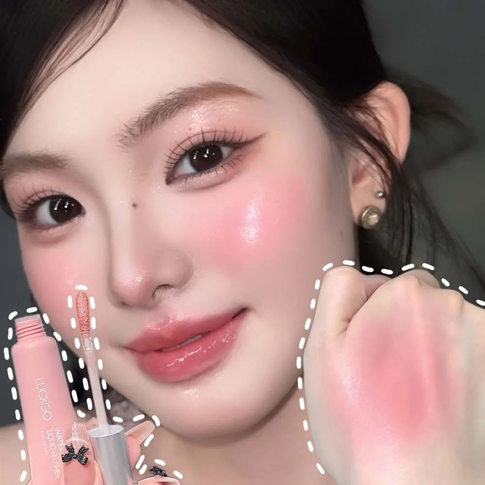 Moisturizing Liquid Blusher Waterproof Monochrome Face Brightening Rouge Water Light Formula Long Lasting Cheek Tint