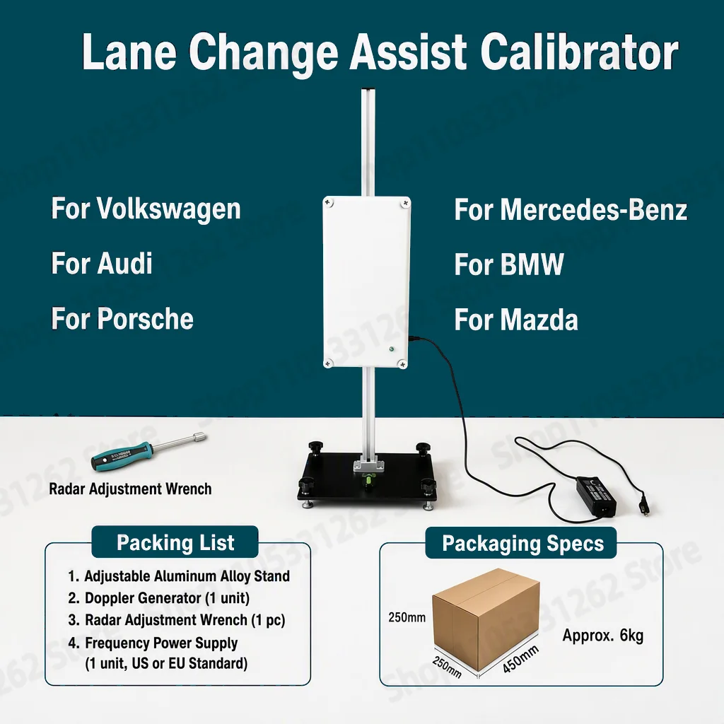 ADAS Doppler Simulator Calibration for Radar LCA Blind Spot for VW Audi Mazda Skoda BMW Benz Porsche VAS6350-4 LAC05-04 -LBW095