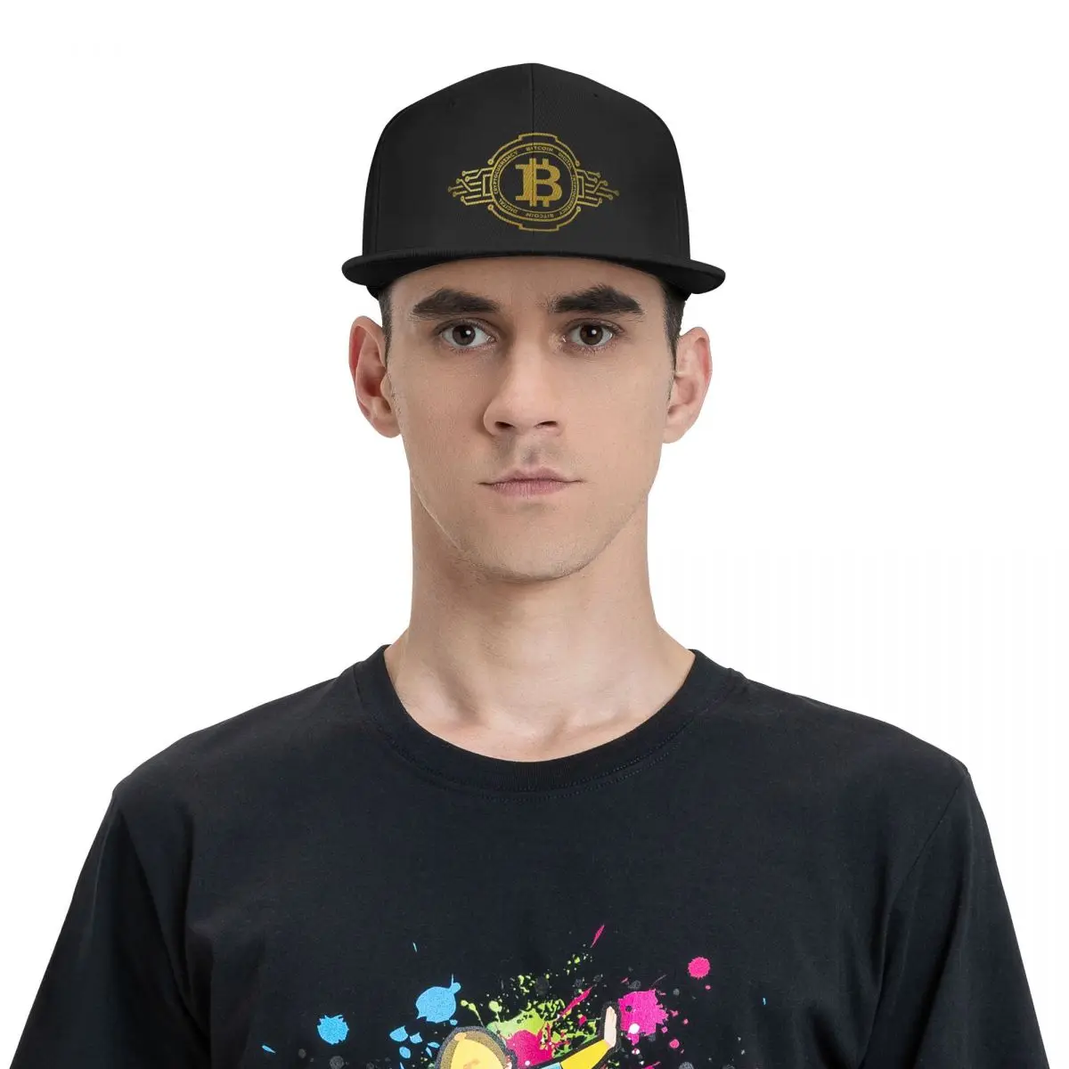 Bitcoin Crypto Currency Traders Gold Coin Baseball Cap Panama Hat Bucket Hat Pennywise Beanies for Men