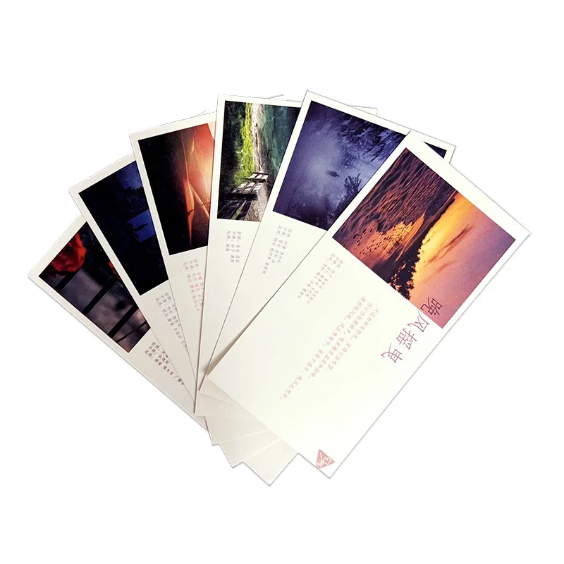 Customized High-end Envelopes Postcards Small Batch Printing Western and Design Stamping Invitation Cards Love