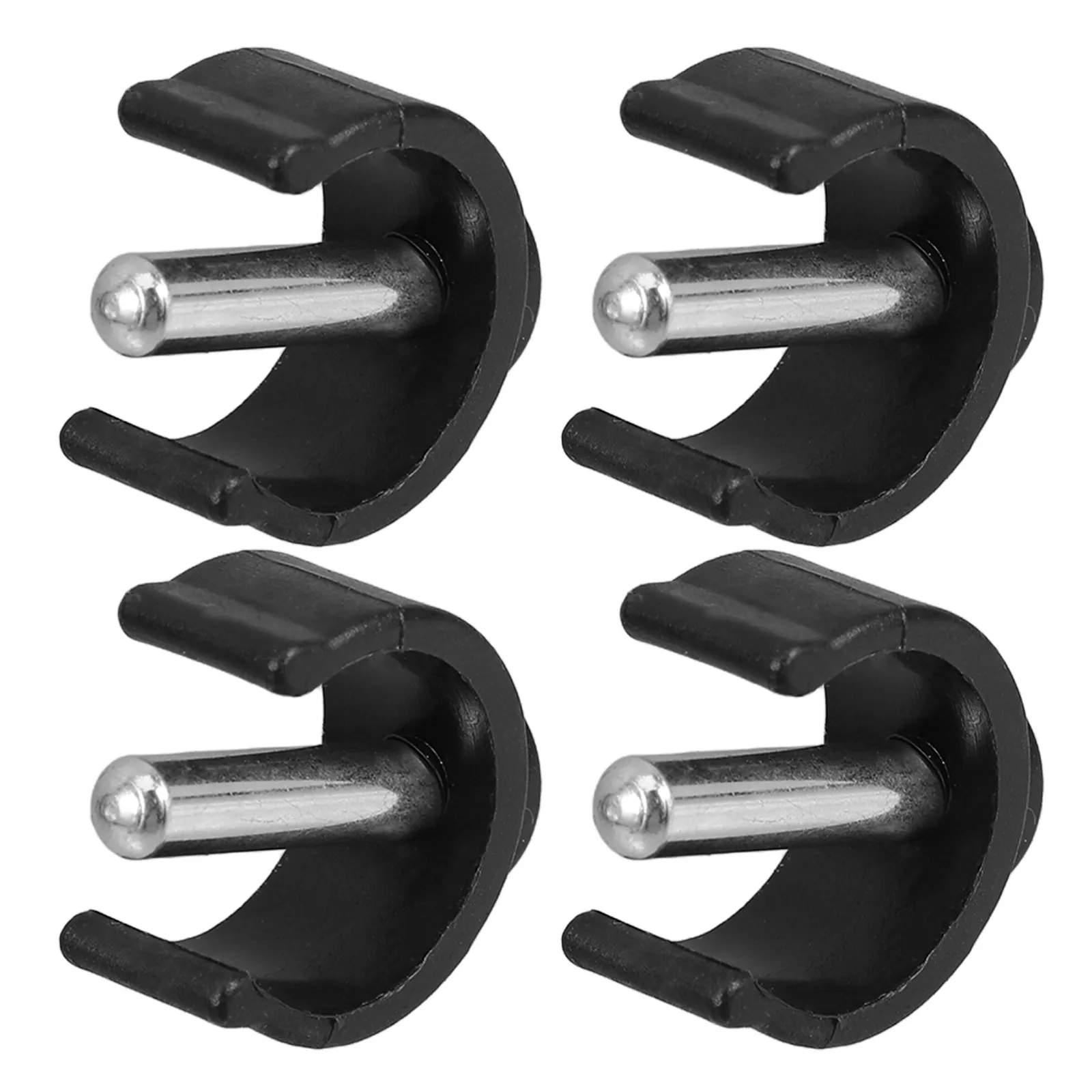4Pcs Walking Sticks Latch Clamp Secure Buckle for 22Mm Round Tubes Adjustable Height Cane Attachment Universal Fit Bathroom