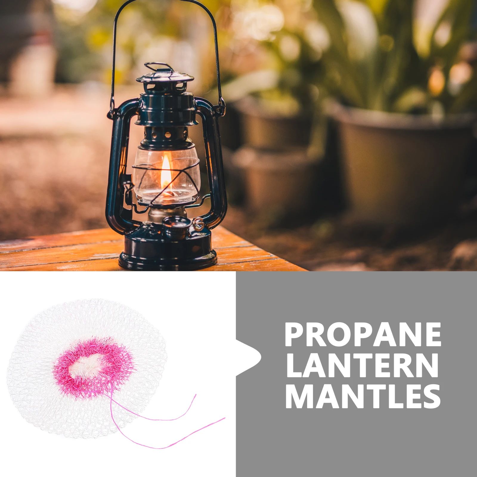 

24pcs Lamp Mantles Gas Lantern Accessories Rayon Mesh Replacement For Outdoor Camping Hiking Propane Light Mantles