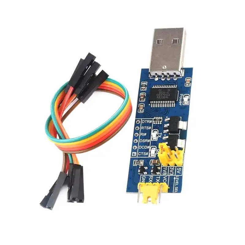 

FT232RL serial port module USB to TTL serial port small board 5V 3.3V 1.8V level Download the burn line