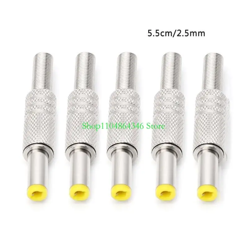Адаптер 5ASD Металлический разъем для медиаплетнича CAR Power Male Plug 5pcs