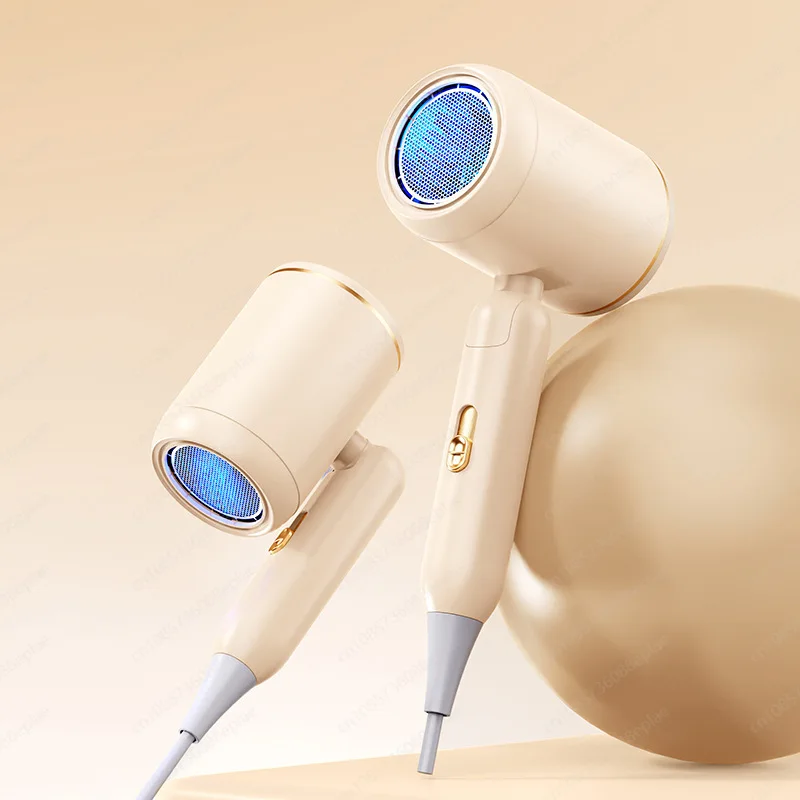 Professional Hair Dryer, 110-240V Foldable Fast Drying with Constant Temperature, High Speed Powerful Motor for Travel Home Use