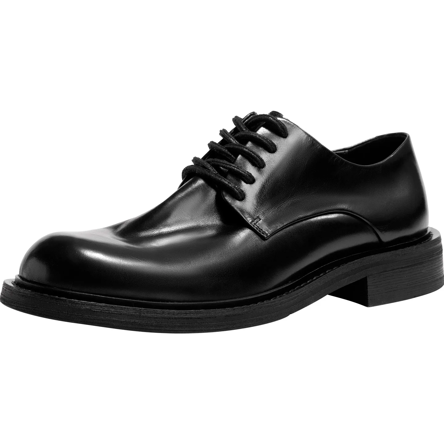 

Men's Premium Cowhide Derby Shoes Handmade Goodyear Welted Leather Sole Business Formal Casual New Genuine Leather Dress Shoes