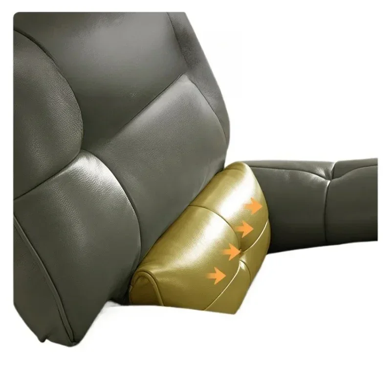 Single leather electric functional sofa modern simple smart chair living room single chair