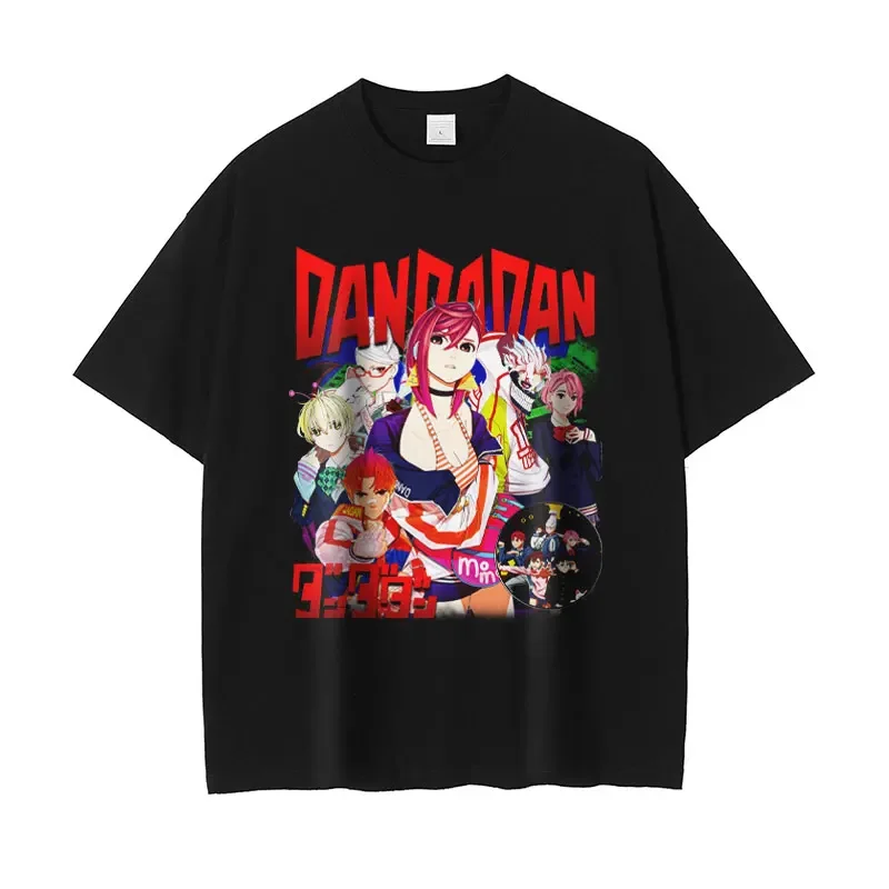 アニメダンダダン Tシャツ特大ヴィンテージ洗浄ダンダンダン Tシャツ