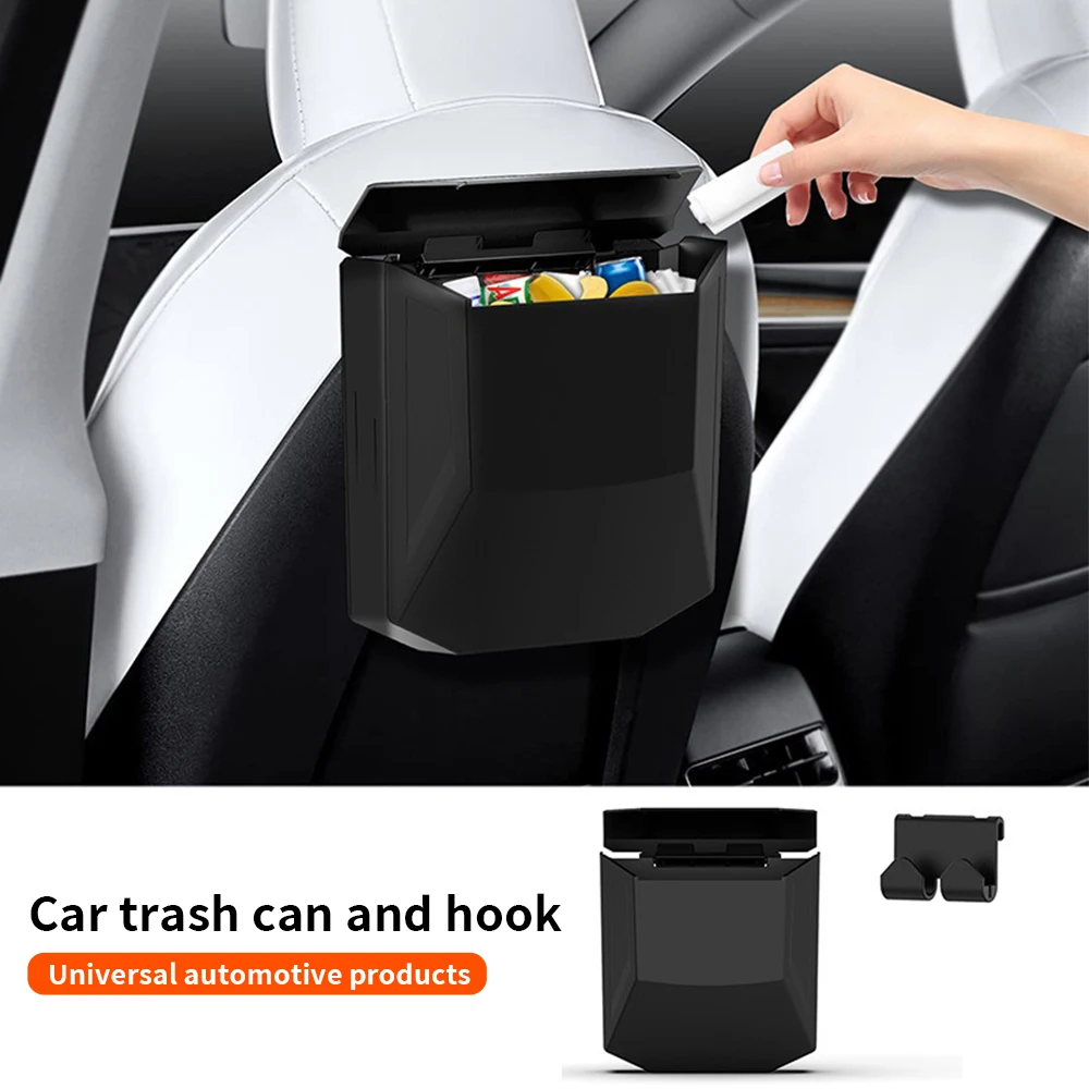 ABS Car Seat Back Organizer And Glove Box Storage Box for Tesla Model 3 Highland & Model Y Juniper 2024-2026 Vehicle Interior Ac - view 4