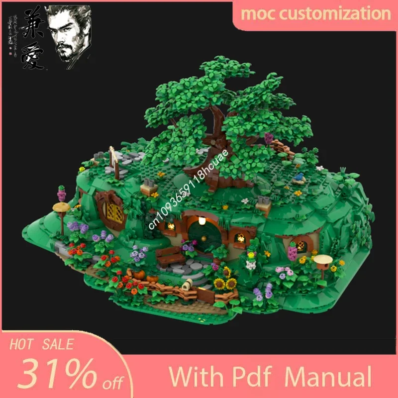 2025 Nowe Pierścienie: Wioska - Modułowe Domki Model MOC Klocki Konstrukcyjne DIY Kreatywne Zestawy Edukacyjne Klocki Zabawki Prezenty dla Dzieci