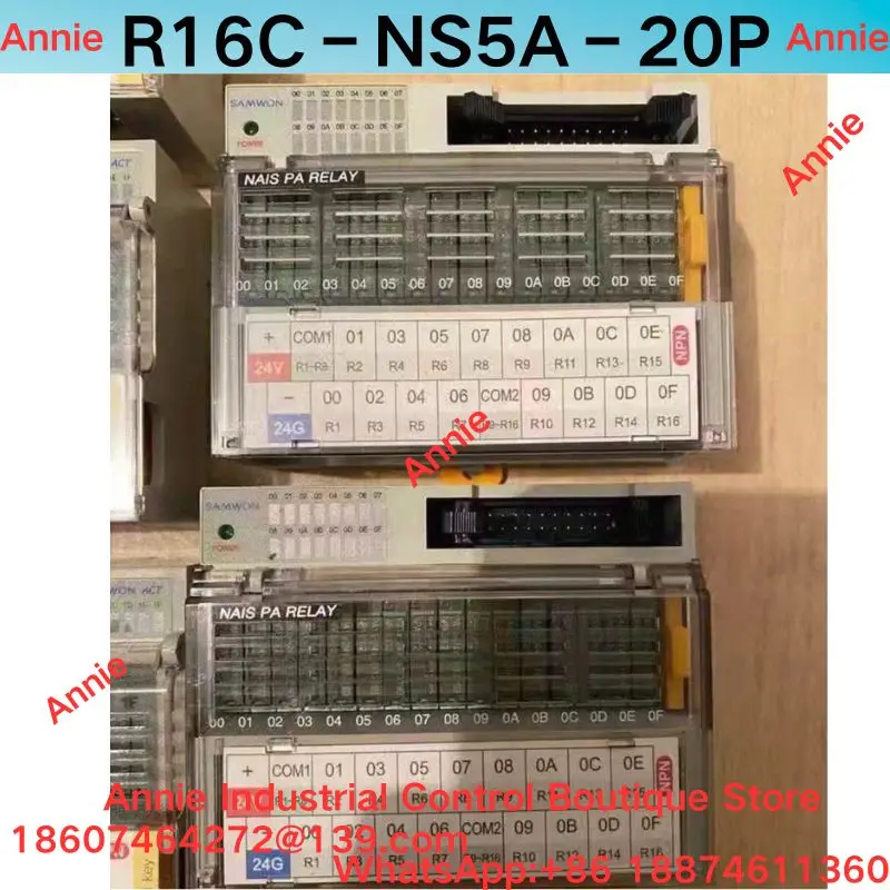 Second-hand test OK  R16C NS5A 20P 16 point small relay terminal (R16C A series)