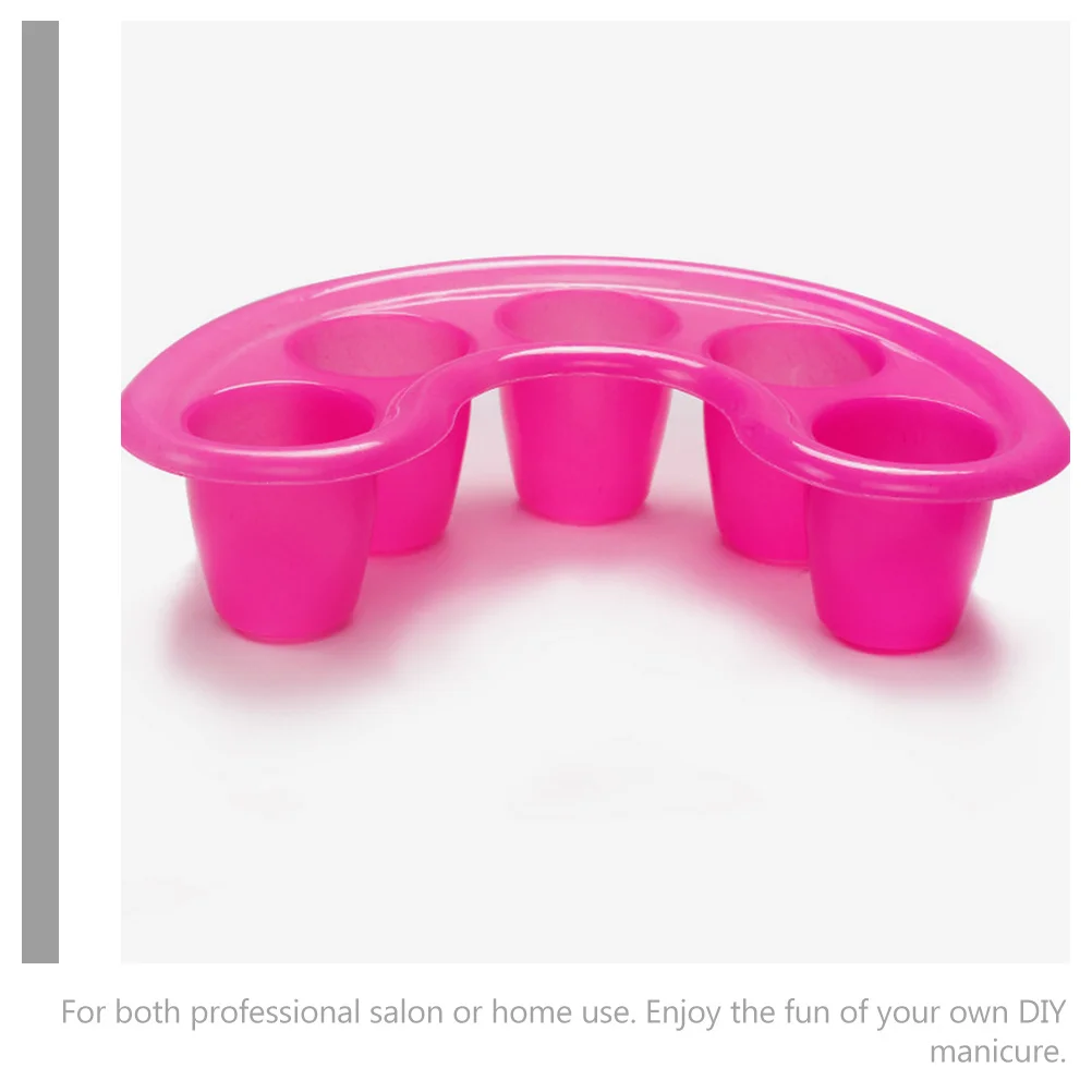 2Pcs Manicure Soaking Bowls Durable Nail Polish Removal Bowls Nail Art Tools for Salon Home Use DIY Manicure Bowl