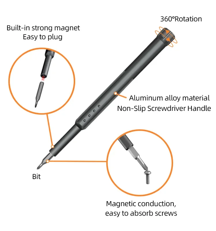 Screwdriver Set Precision Magnetic Screw Driver Bits 8 32 43 46 in 1 Mini Repair Tool for Home Appliances Phone Watches