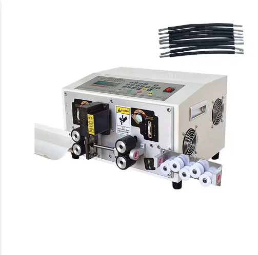 Manufacturer's fully automatic computerized stripping machine for multi-core wires - internal and external wire stripping machin