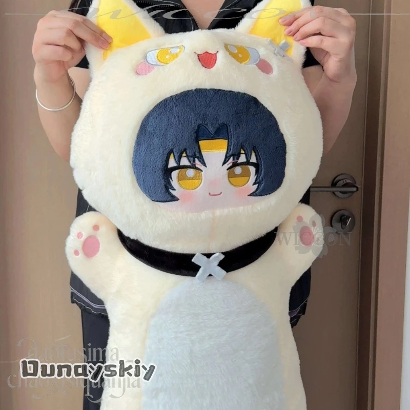 Asaba Harumasa 80cm Cute Long Cushion Stuffed Anime Throw Pillow Sofa Bed Back Cushion Home Gifts Cosplay Game Zenless Zone Zero - view 3
