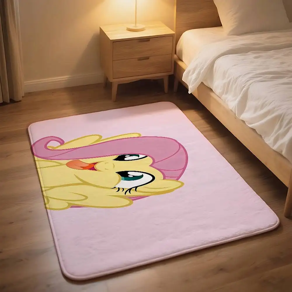 Classic Anime-M-my-little-ponyS Kawaii Carpet Bathroom Anti-slip Mat Door Mat Home Decoration Mat Entrance Scratch-resistant